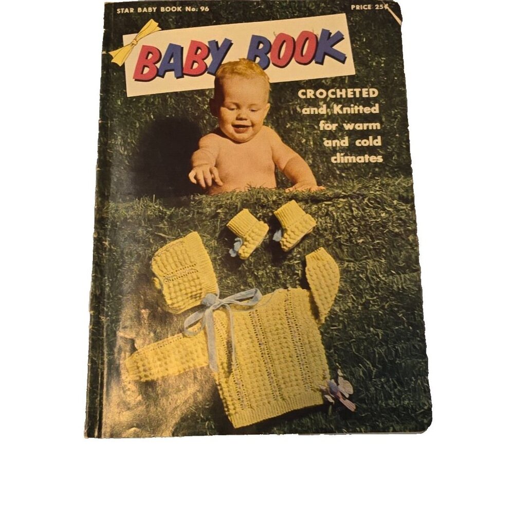 Star Baby Book No 96 Crochet Knitted American Thread Company 1953 Patterns Retro